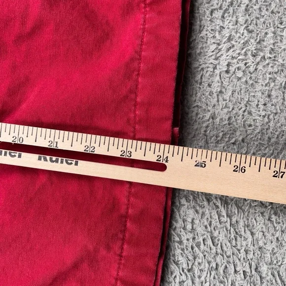 LL Bean Jacket Womens Large Red Adirondack Barn Chore Field Coat Flannel Lined - Picture 8 of 10